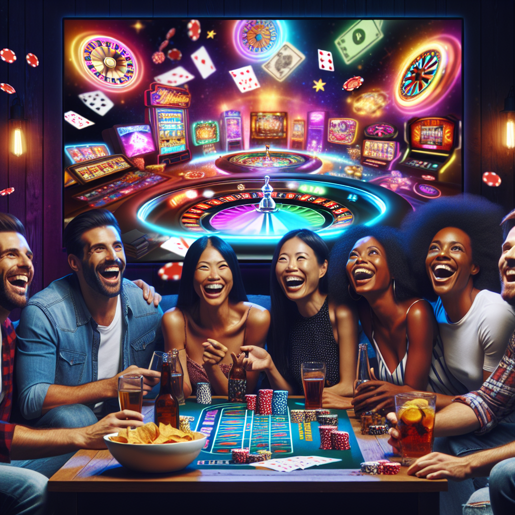 Friends playing together